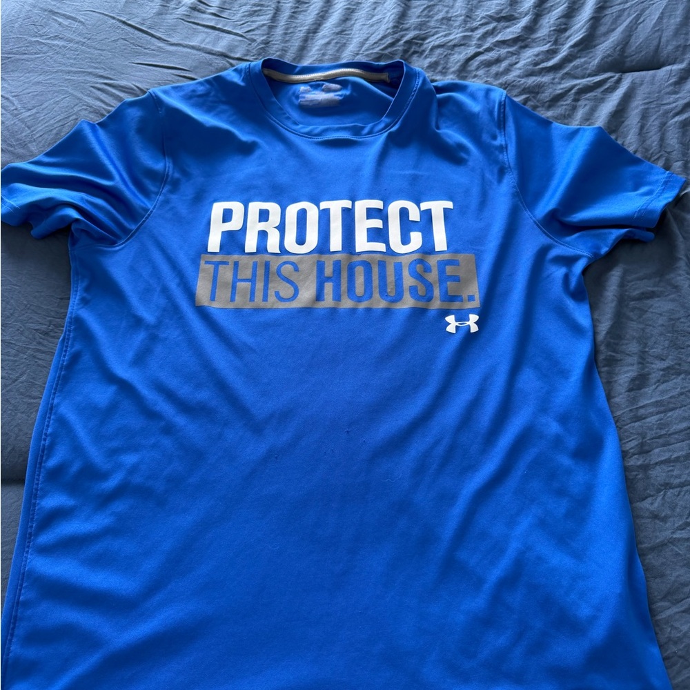 Under Armour Blue Athletic Shirt